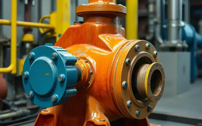 Pump after successful repair